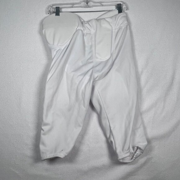 ADAMS Youth LG Practice Sports Pants White Sewn In Padding Football LaCrosse‎ - Picture 6 of 11